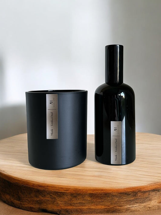 Musk + Tonka Oud: Gift Set Noir