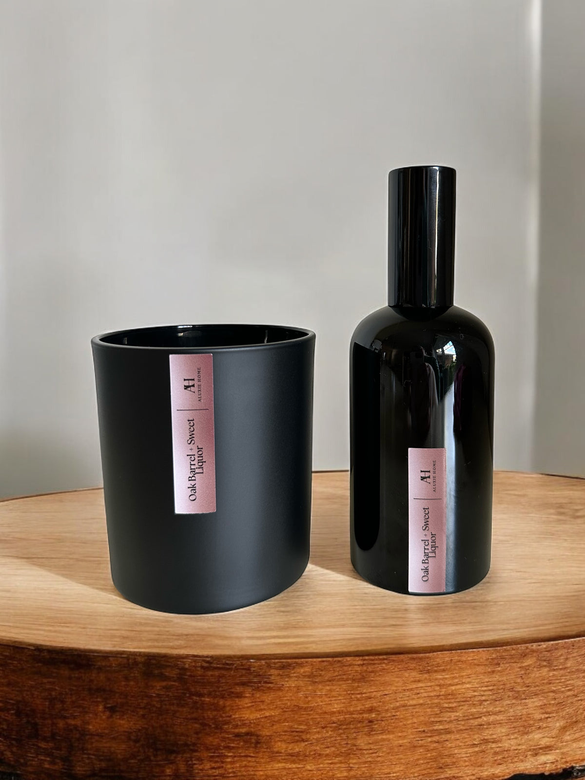 Oak Barrel + Sweet Liquor: Gift Set Noir