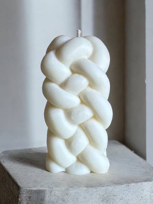 Braided Knit Candle