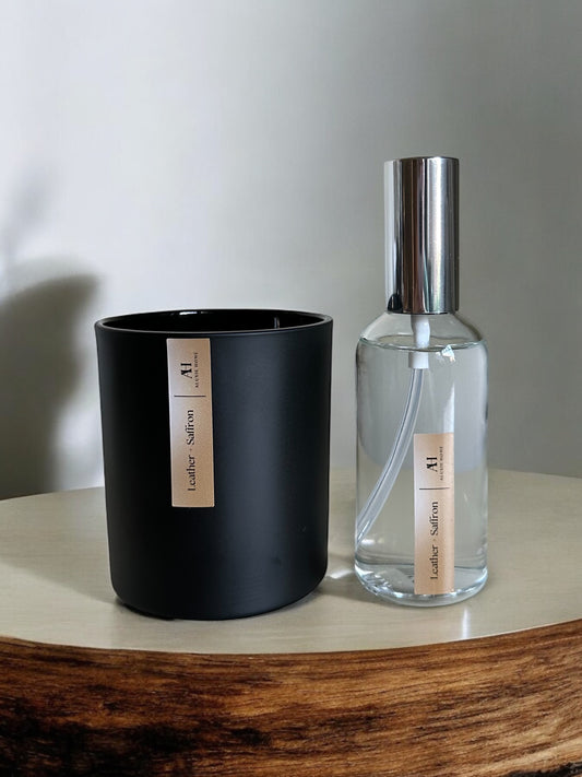 Leather + Saffron Gift Set