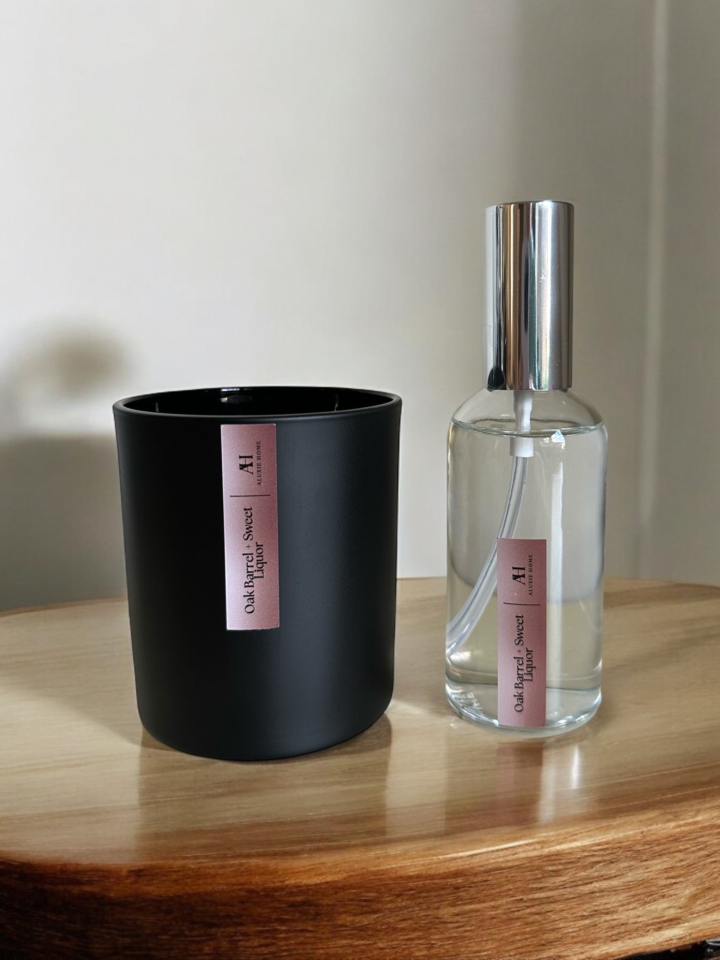Oak Barrel + Sweet Liquor Gift Set